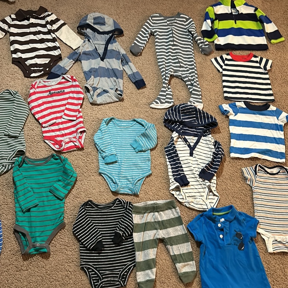 Baby striped shirt bundle